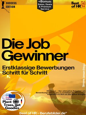 cover image of Die Jobgewinner – Erstklassige Bewerbungen Schritt für Schritt